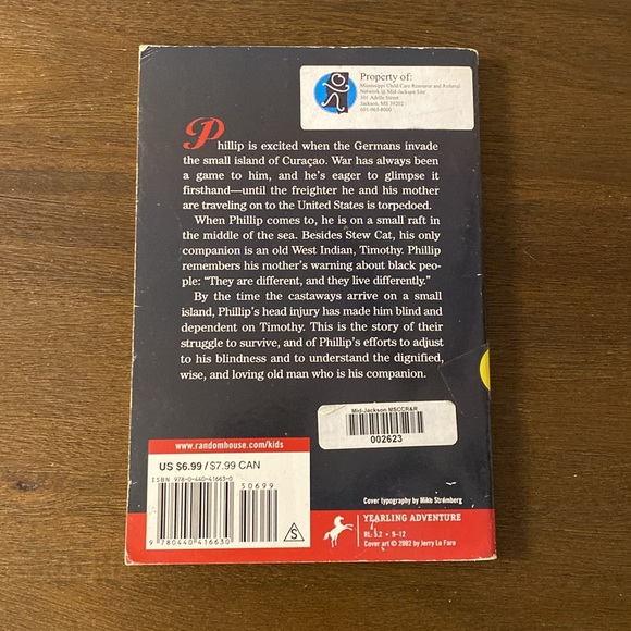 The Cay by Theodore Taylor (ex-library) 2002 - Picture 2 of 3